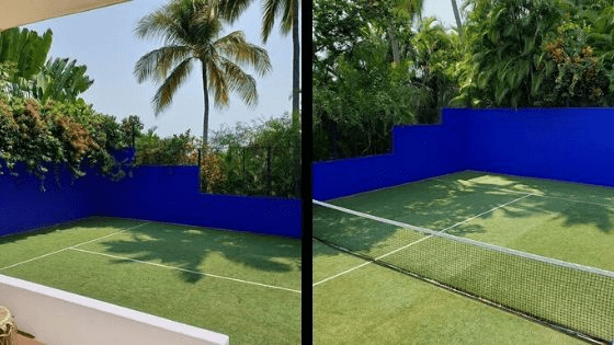Eerste padel baan