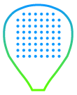 Padel racket druppel