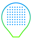 Padel racket rond